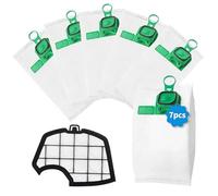 Lot de 6 sacs pour Folletto VK140 VK150 avec 1 filtres de rechange pour Folletto