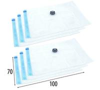 Lot de 6 sacs sous vide 100x70 cm
