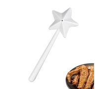 Lot de 6 salières à épices, 18 cm, magique en forme d'étoile, salière et poivrière, distributeur de sel à épices avec entonnoir, distributeur de sel à magique rechargeable, passe au