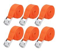 Lot de 6 Sangles Darrimage Réglables de 1 m avec Boucle de Serrage,Sangles de Fixation Inoxydables,Sangles de Fixation pour Porte-vélos,Sangle Darrimage pour Le Transport,Le Fret,Les Bagages