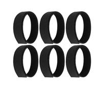 Lot de 6 sangles de cheville pour vélo - Sangle de jambe - Clip poignet réglable - Cycle de bras réglable