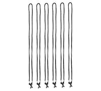 Lot de 6 sangles de lunettes réglables en nylon avec poignée en silicone pour lunettes de soleil de sport, lunettes de lecture, cordon pour activités de plein air