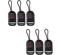Lot de 6 sangles pour appareil photo,design Peak,fermeture rapide,clip,adaptateur,fermeture rapide pour appareil photo,boucle,système de fixation,sangles de cou à fermeture rapide,clips de