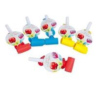 Lot de 6 Sans-Gênes Anniversaire 37cm Multicolore Multicolore G