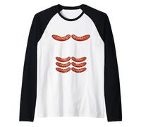 Lot de 6 saucisses pour la fête de la bière Manche Raglan