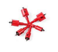 Lot de 6 scies-cloches M42 bimétalliques HSS pour métal, fer, aluminium, bois, plastique, outil de coupe haute performance (18/20/22/28/30/35 mm)
