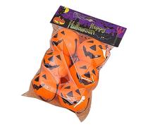 Lot de 6 seaux en forme de flamme d'Halloween - Décoration polyvalente pour fêtes et excursions - Remplissez avec des bonbons pour un Cele joyeux Halloween