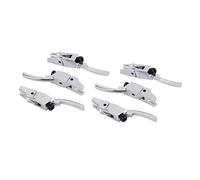 Lot de 6 selles de chevalet en métal pour guitare avec clé à molette, double système de verrouillage vibrato pour une meilleure stabilité du son, selle de guitare durable