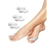Lot de 6 séparateurs d'orteils pour hallux valgus - Attelle d'orteils pour homme et femme - Bandage de protection pour les chaussures - Correction de l'hallux valgus - Coussinet pour oignons