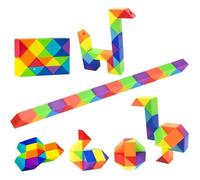 Lot de 6 serpents magiques - Serpent magique avec 24 blocs - Petit cadeau d'anniversaire
