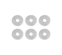 Lot de 6 serpillères de rechange en microfibre pour aspirateur robot MOVA E40 Ultra - Réutilisables et lavables