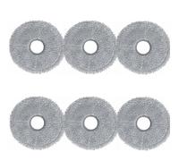 Lot de 6 serpillères de rechange pour aspirateur Dreame L40 Ultra, L20 Ultra, L10s Ultra Gen2, X40 Ultra, L10s Ultra, X30 Ultra, L10s Pro Ultra Heat, L10 Ultra Robot Vacuum, L40 Ultra Accessoires