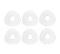 Lot de 6 serpillères de rechange pour Narwal pour FREO Z10 Ultra Z Z10 X10 Pro, fibre ultra fine avec éponge épaisse pour les taches tenaces, forme triangulaire