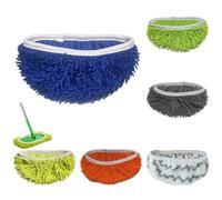 Lot de 6 serpillères de rechange réutilisables en microfibre, compatibles avec les serpillères humides, les chiffons de balayage secs, lavables en machine pour le nettoyage en profondeur de la maison