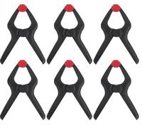 Lot de 6 serre-joint Toolcraft 35 mm 3 kg TOOLCRAFT 1611469 Envergure max.:35 mm Longueur: 85 mm Mesures d'empattement:35 mm