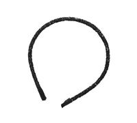 Lot de 6 serre-têtes fins pour femme - Avec petites paillettes - Vintage - Accessoires de cheveux - Pour le lavage du visage - Utilisation quotidienne - Noir