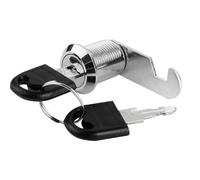 Lot de 6 serrures porte en alliage zinc for armoire, boîte aux lettres, tiroir Pour Une Utilisation Au Bureau(A 30mm)