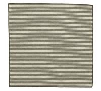 Lot de 6 serviettes de table coton 42x42 cm LILI vert kaki