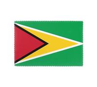 Lot de 6 sets de table à motif drapeau de la Guyane, pour cuisine, salle à manger et décoration de table à manger.