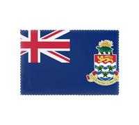 Lot de 6 sets de table antidérapants avec motif drapeau des îles Caïmans - 30,5 x 45,7 cm - Pour tables à manger, banquets, hôtels
