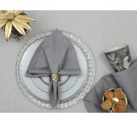 Lot de 6 Sets de Table en Coton | 45,7 x 45,7 cm | Résistant à la Chaleur | Lavables | Pour Table d'Appoint, Centrale, à Manger, Étagères | Décoration d'Intérieur