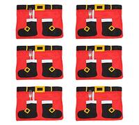 Lot de 6 sets de table Motif Père Noël Dessin animé Motif Père Noël