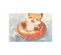 Lot de 6 sets de table pour table de salle à manger WHJDPP The Adventures of Little Fox Impression hôtel famille banquet