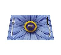 Lot de 6 sets de table tissés imprimés fleurs, cœurs, abeilles, 30,5 x 45,7 cm, adaptés pour les repas familiaux et les banquets d'hôtel.