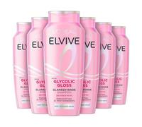 Lot de 6 - Shampooing L'Oréal Elvive pour cheveux ternes et sans force - Glycolic Gloss - 250 ml