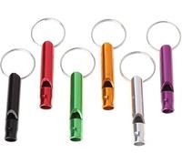 Lot de 6 sifflets de dressage à ultrasons en métal pour chiens de petite et grande taille - Sifflets de dressage pour chiens de petite et grande taille - Sifflets de flûte pour chien qui font venir