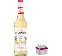 Lot de 6 Sirop Monin - Banane jaune - 70cL