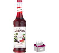 Lot de 6 Sirop Monin - Grenadine - 1L