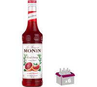 Lot de 6 Sirop Monin - Orange sanguine - 70cL
