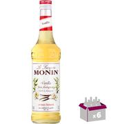 Lot de 6 Sirop Monin - Vanille - 70cL