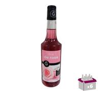 Lot de 6 Sirops Rioba - Rose - 6x70cL