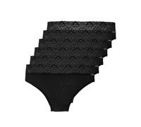 Lot de 6 Slip de bikini Femme DUO Lace Pompadour 40-48 en quatre couleurs