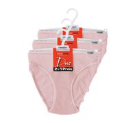 Lot de 6 Slip de bikini Femme DUO Pompadour 40-48 en trois couleurs