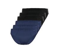 Lot de 6 Slips mini Homme Cotton & More Ammann 700711 M-6XL Bleu Nuit ou Noir