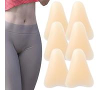 Lot de 6 sous-vêtements anti-orteils de chameau pour femmes coussinets anti-orteils chameau inserts en silicone protection - sans couture coussinets - cha