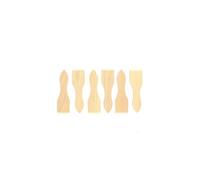 Lot de 6 spatules à raclette en bois 13 cm FSC