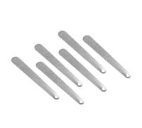 Lot de 6 spatules à raviolis en acier inoxydable pour raviolis - Cuillère à farce pour raviolis pour la maison - Cuillères à remplir et tartiner le beurre, la crème, la confiture