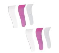 Lot de 6 spatules de cire à cheveux de couleur aléatoire pour épilation à la cire - Outils de beauté portables antiadhésifs - Applicateur d'épilation réutilisable - Bâtons de cire dure - Pour