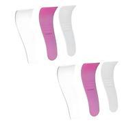 Lot de 6 spatules de cire pour épilation, anti-adhésives, réutilisables, outils de beauté