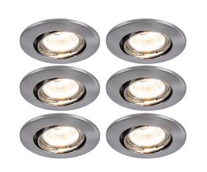 Lot de 6 spots encastrables ronds Éclairage du séjour Spot Lampes Paulmann 993.77