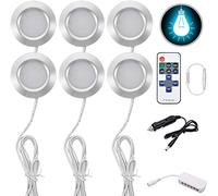 Lot de 6 spots LED 12 V pour intérieur T4 T5 Camping-car Caravane - Lumière blanche