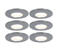 Lot de 6 spots LED encastrables au plafond spot salon salle de bain lampe d'éclairage