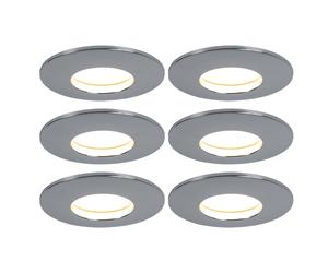 Lot de 6 spots LED encastrables au plafond spot salon salle de bain lampe d'éclairage