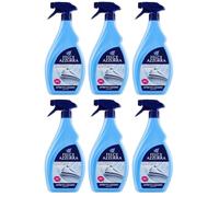 Lot de 6 sprays Felce Azzurra Appretto Leggero par Stira Veloce, aide au repassage légèrement fortifiante, repassage rapide, parfumé, 750 ml