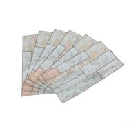 Lot de 6 stickers muraux givrés pour carrelage (F)
