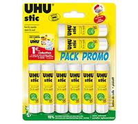 Lot de 6 sticks de colle + 2 gratuits - UHU - Offre spéciale